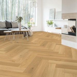 Check Premium visgraat klik pvc - Buchäcker Oak