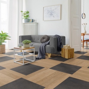 TreeFloor Enia JAZZ X Stone - Concrete Grey Dark